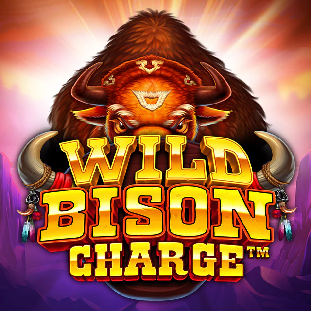 Wild bison charge